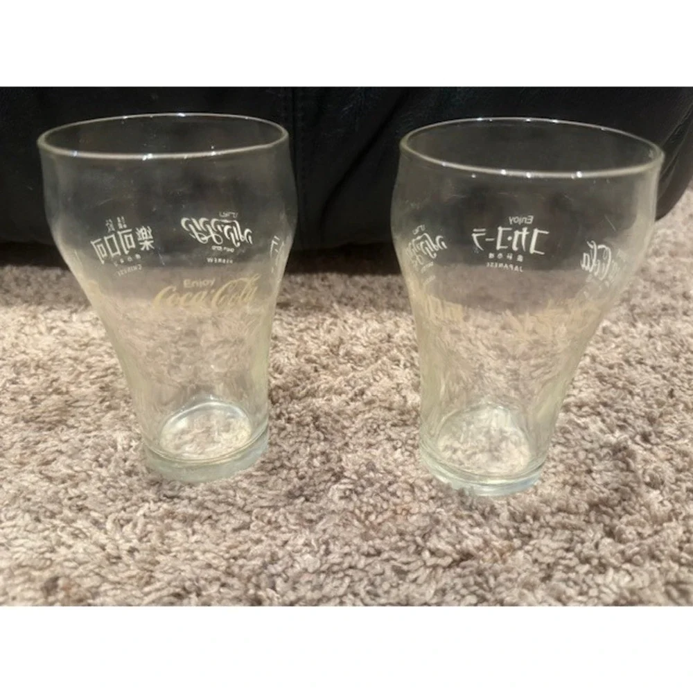 Coca-Cola Collectible Glasses Enjoy Coca-Cola in Different Languages